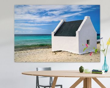 A view of the slave houses on Bonaire by Andreas Völkel