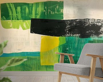 Landscape Japandi interior