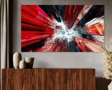 Glass blocks in dynamic perspective by Frank Heinz