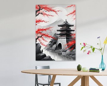 Japanische Landschaft 3 von MIROKKU