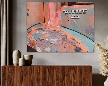 Dreams of the past. Diesel truck.