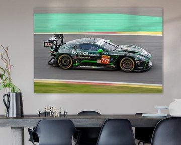 Aston Martin racing car during the WEC race at Spa francorchamps by Arthur Bruinen