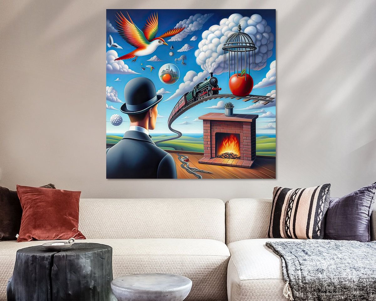 Example of the artwork in a room