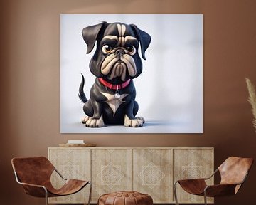 chagrijnige hond cartoon van Markus Gann