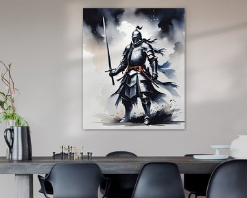 Samurai Knight painting by Markus Gann