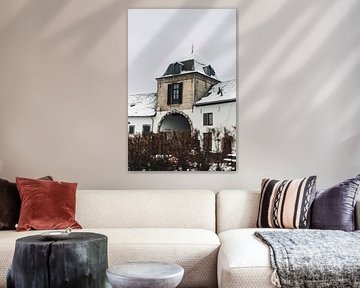 Winterse Rust: De Pracht van Limburgse Architectuur in Sneeuw