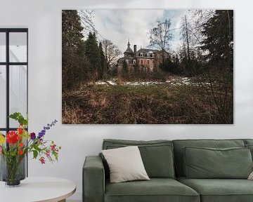 Spookachtig Verschijnsel: Verlaten Mansion in het Sneeuwige Bos van Melvin Meijer