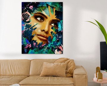 Watching from the blue sea