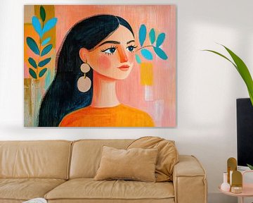 Woman Pastel by Wonderful Art