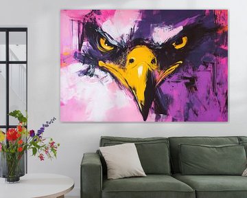 Watchful Vigilance in Pink van De Mooiste Kunst