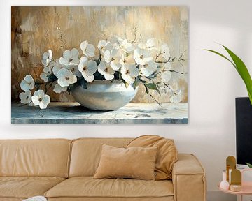 Bloemen Stilleven Abstract van Kunst Kriebels