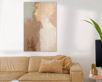 Vrouwenprofiel | Silent Gold Echo van De Mooiste Kunst