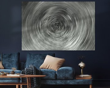 Round and round it goes (ICM black and white photo) by Fotografie Jeronimo