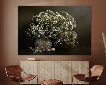 Modern still life with plasterwort