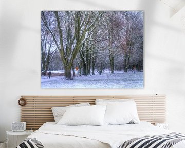 Wandeling in de sneeuw