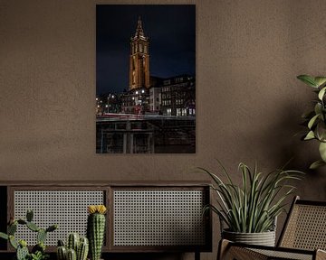 Verlichte pracht van de Sint-Christoffelkathedraal in Roermond van Triki Photography