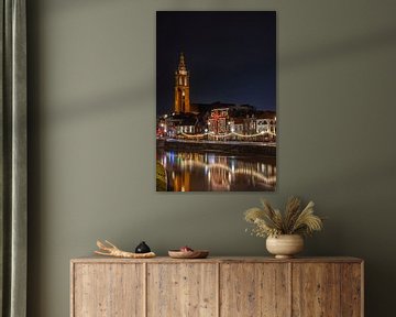 Feestelijke Roerkade in Roermond vastgelegd met lange sluitertijd van Triki Photography