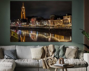 Feestelijke Roerkade met Lange Sluitertijd van Triki Photography