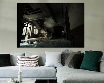 Dark Elegance in an Abandoned Castle by Melvin Meijer