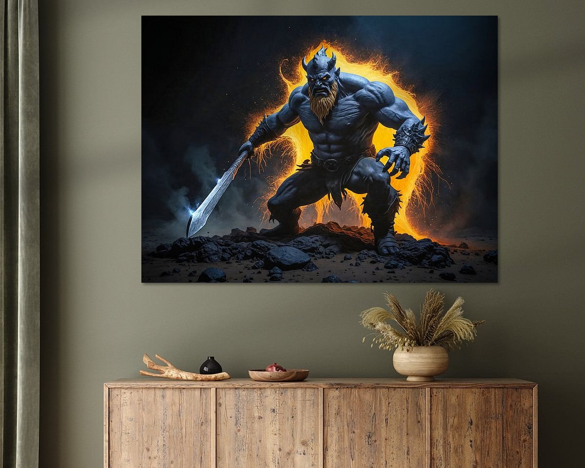 Example of the artwork in a room