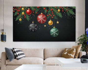 kerstdecoratie grafisch hongaarse stijl van Markus Gann