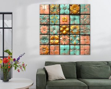 Timeless Tiles - Floral Blush van by Renzo