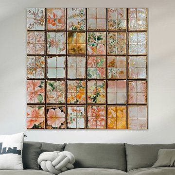 Zeitlose Fliesen - Floral Symphony