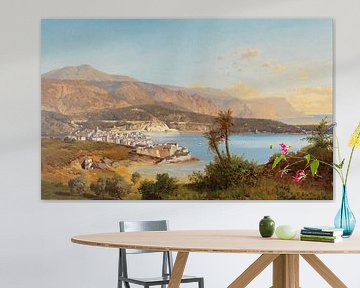 Albert Zimmermann, view over the bay of Villefranche-sur-Mer by Atelier Liesjes