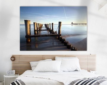 Oude aanlegsteiger in Zingst