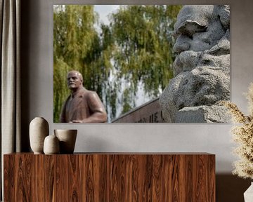 Wladimir Lenin und Karl Marx von Richard Wareham