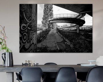 Charleroi - Verlaten Fietsviaduct von Maarten de Waard