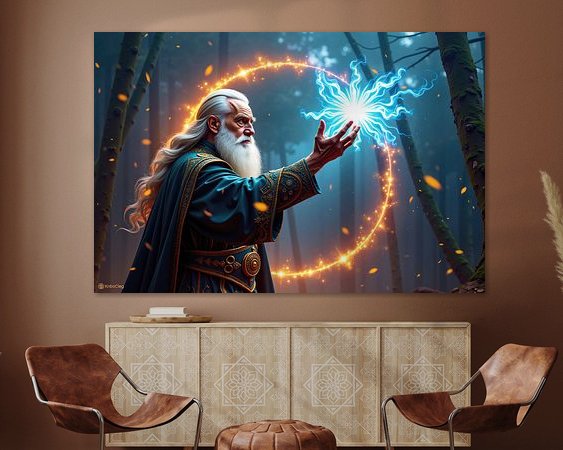 Example of the artwork in a room
