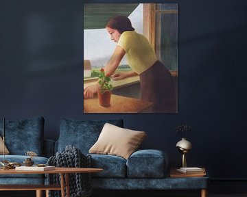 Georg Schrimpf, Uitkijkend, 1932 van Atelier Liesjes