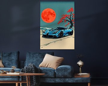 Koenigsegg Jesko Ukiyo-e by MIROKKU