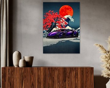 Lamborghini Ukiyo-e by MIROKKU