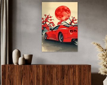 Toyota Supra Turbo Ukiyo-e van MIROKKU