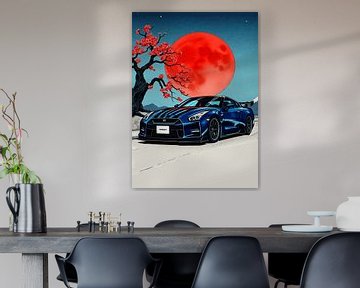 Nissan GT-R R34 Ukiyo-e van MIROKKU
