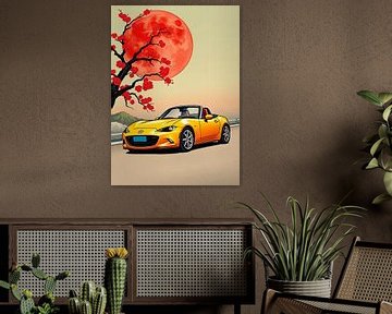 Mazda MX-5 Miata Ukiyo-e van MIROKKU