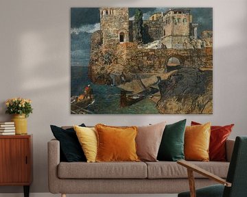 Alexander Rothaug, On the Spanish coast during the Moorish period by Atelier Liesjes