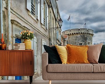 Rue sur les Murs in La Rochelle by Don Fonzarelli