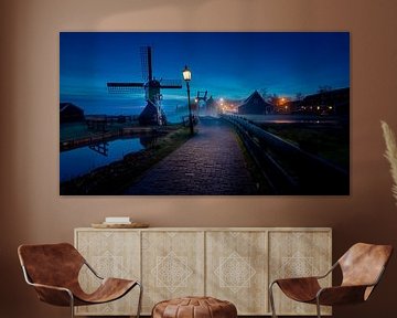 Zaanse Schans bij ochtendgloren