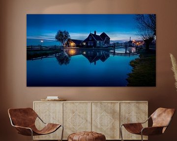 Zaanse Schans zicht op de kaasmakerij
