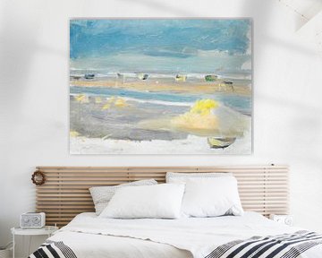 Anna Ancher, Boten op het strand, Skagen van Atelier Liesjes