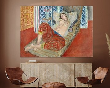 Henri Matisse - Odalisque with red panties by Peter Balan
