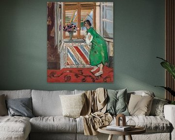 Henri Matisse - Young girl in Moorish style with green dress by Peter Balan