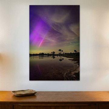 Nordlicht in den Drunense-Dünen