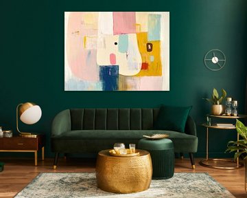 Kleurrijke Abstractie van De Mooiste Kunst