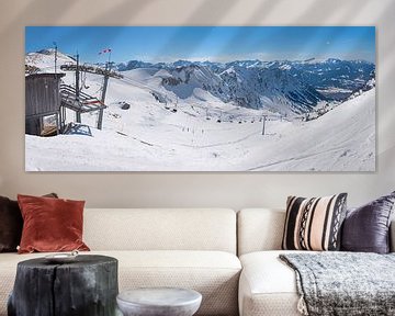 stoeltjeslift in het skigebied Nebelhorn. Allgauer Alpen van SusaZoom