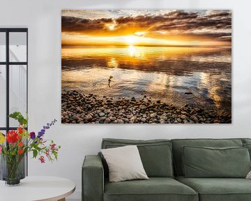 Zonsondergang aan het Bodenmeer van Dieter Walther