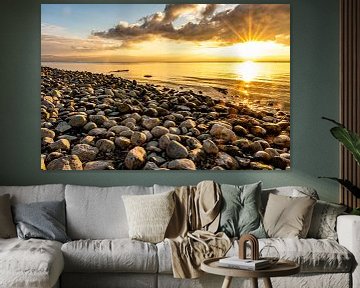 Zonsondergang aan het Bodenmeer van Dieter Walther